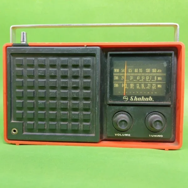 رادیو دو موج شهاب نارنجی SHAHAB RADIO 2 BAND ..