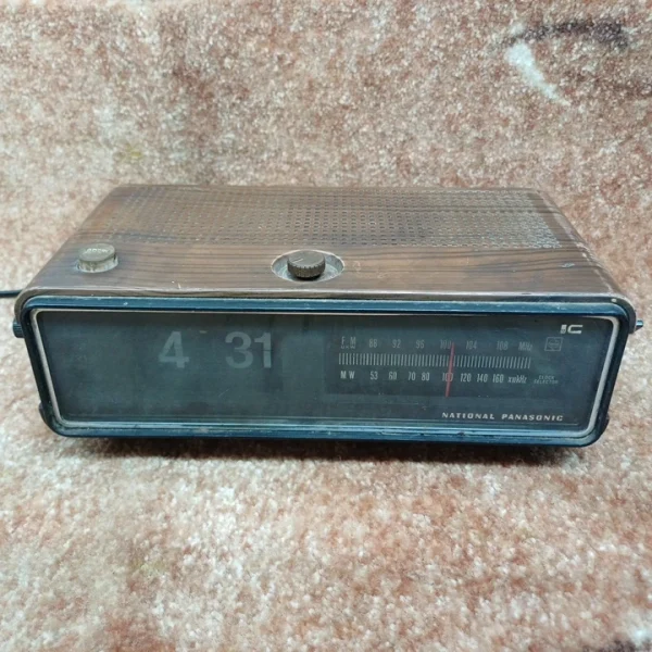 رادیو ساعت ناسیونال پاناسونیک National Panasonic RADIO CLOCK RC-6253B