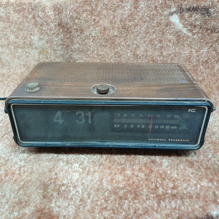 رادیو ساعت ناسیونال پاناسونیک National Panasonic RADIO CLOCK RC-6253B