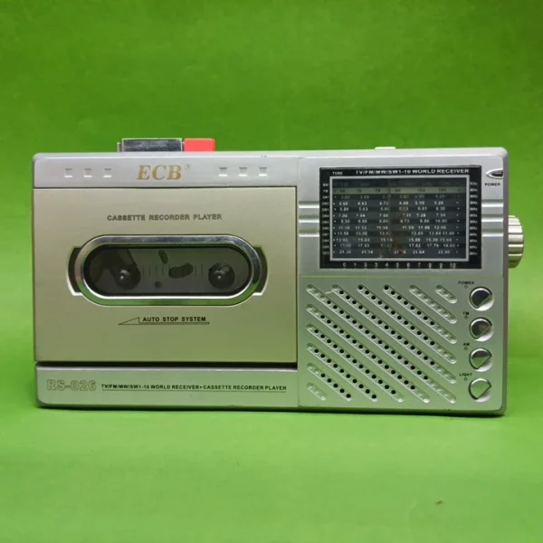 رادیو ظبط ای سی بی ECB RADIO CASSETTE RECORDER RS-026.