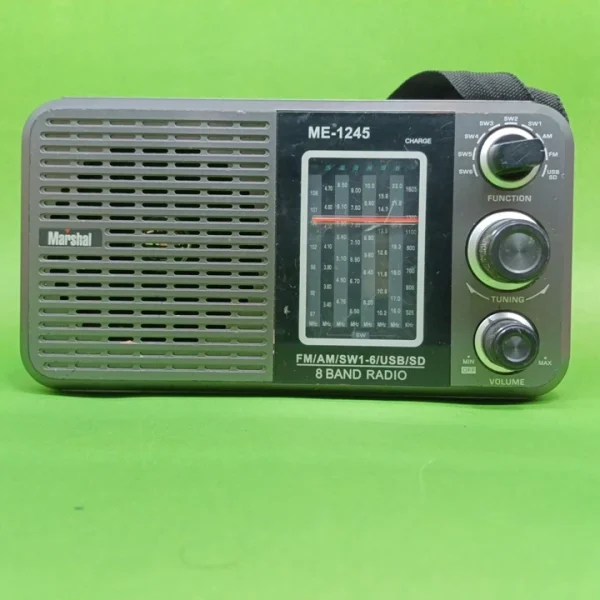 رادیو ۸ موج مارشال MARSHAL 8 BAND RADIO ME-1245..